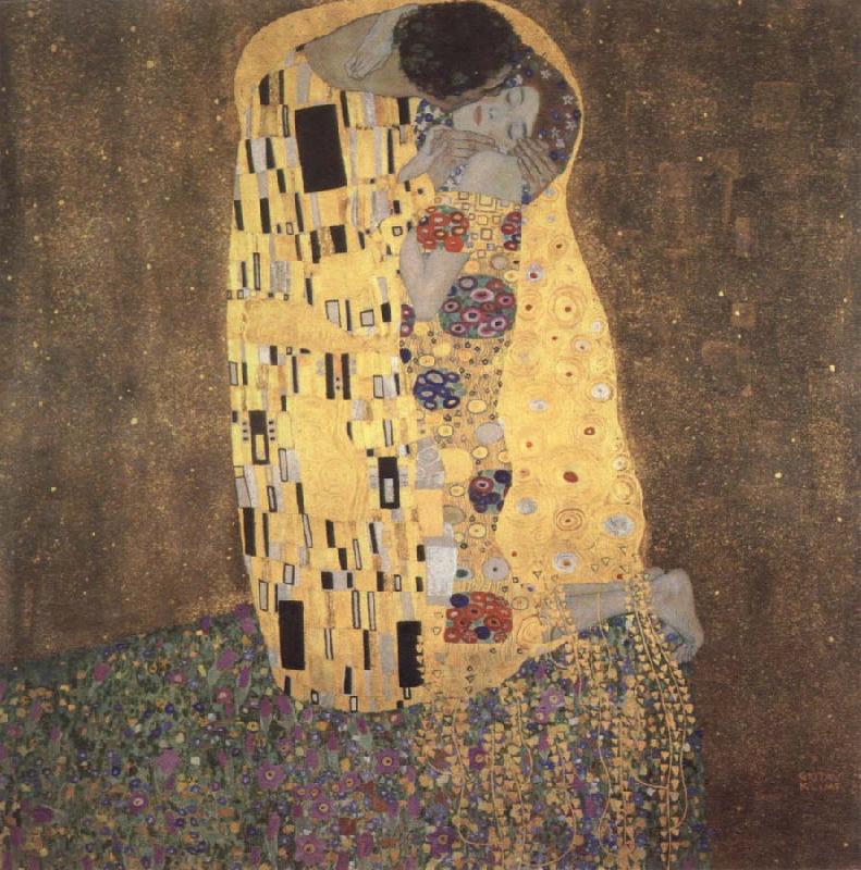 Gustav Klimt the kiss Germany oil painting art